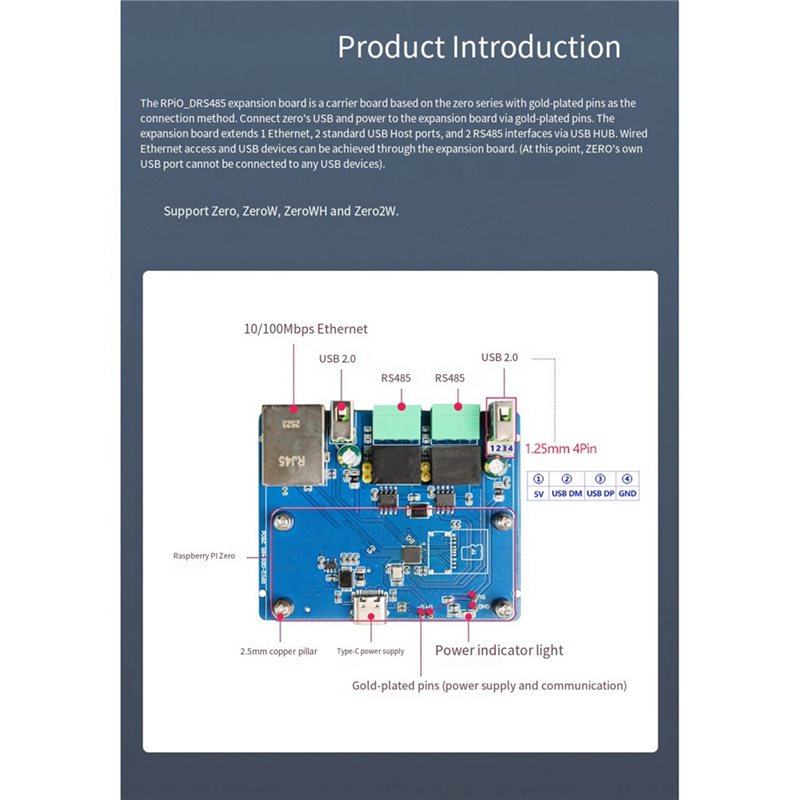 For Raspberry Pi Rpi0-DRS485 E - Pi Zero W Board review and price