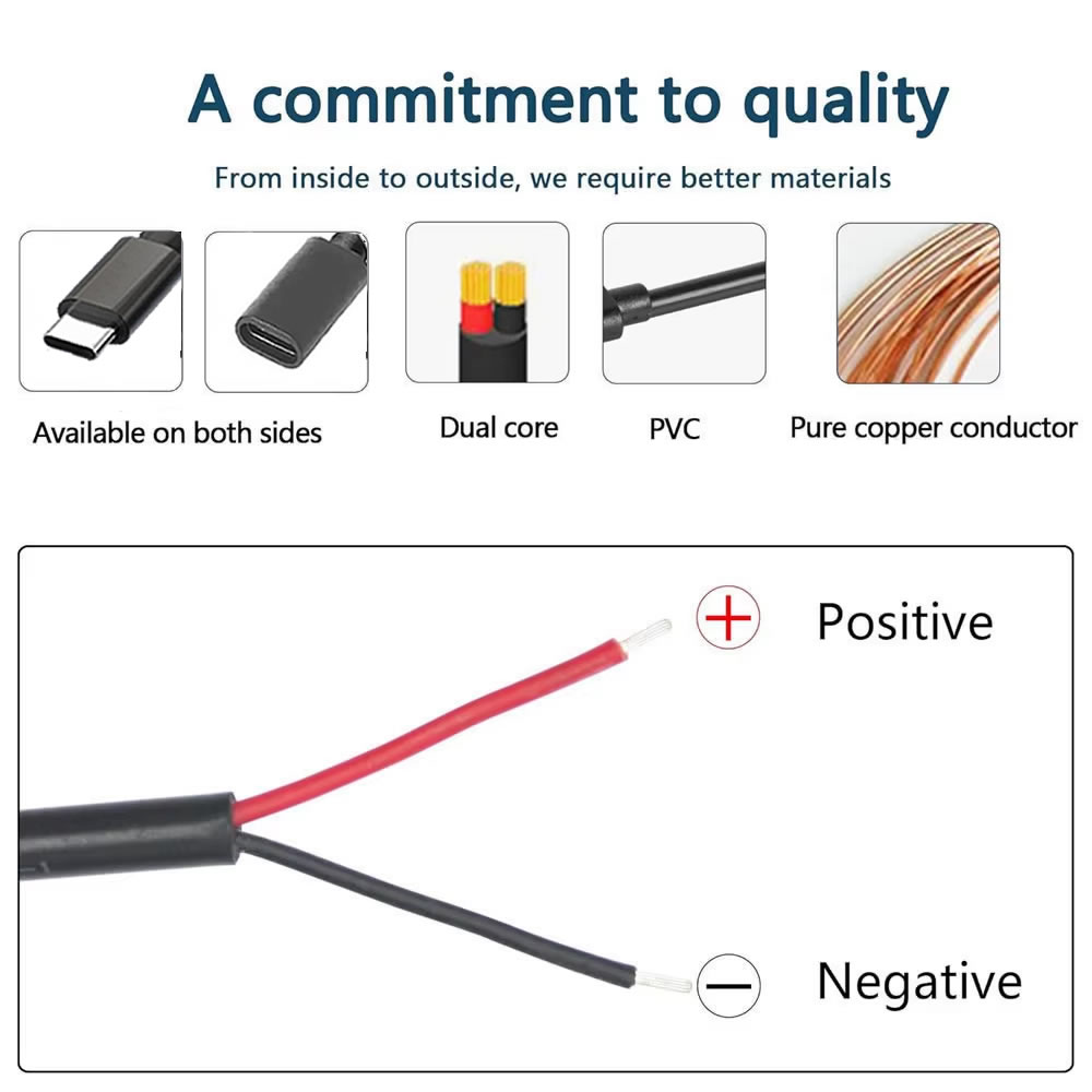 DC 2 Pin Power Cable USB and T - Diy Automation review and price